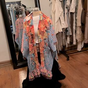 Floral kimono brand new with tags $60